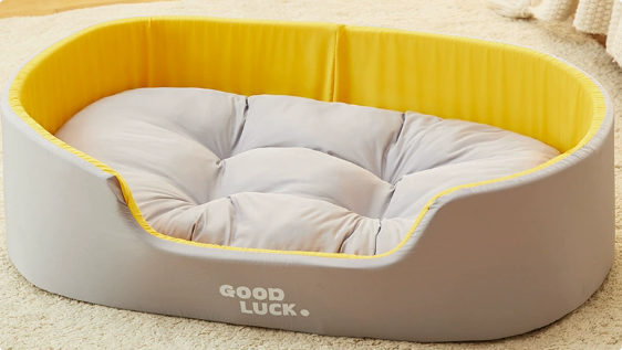 All-Season Pet Haven Bed with Washable Cover