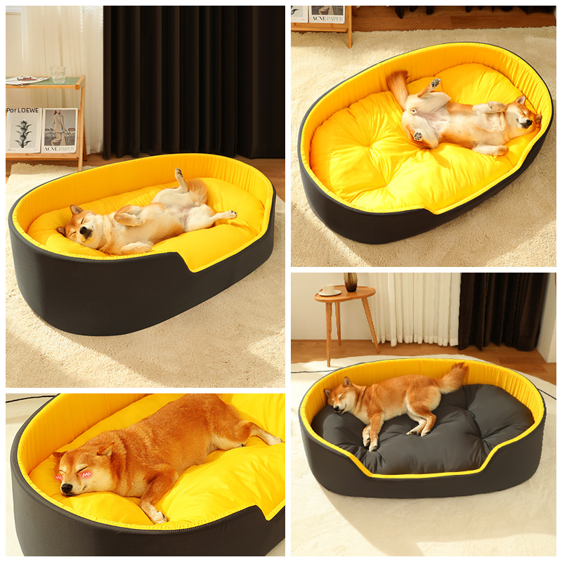 All-Season Pet Haven Bed with Washable Cover