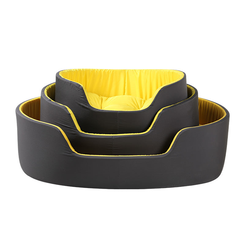 All-Season Pet Haven Bed with Washable Cover