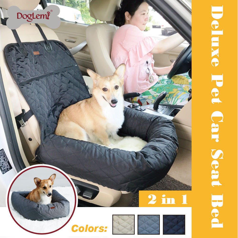 Luxury Pet Car Cushion Bed